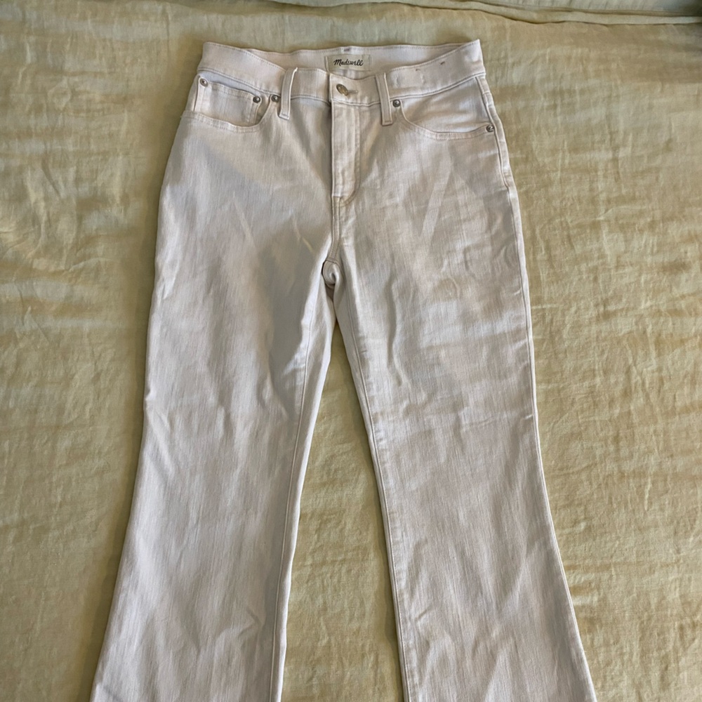 Madewell Women's Cream Jeans
